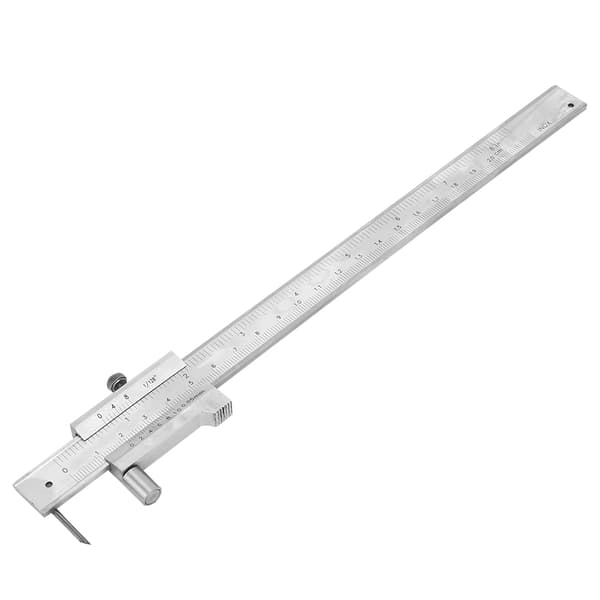 Vernier Caliper i rustfritt stål 0-200 mm Bærbart måleverktøy med risser