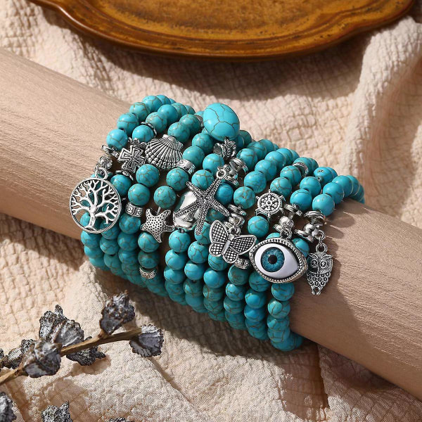 Armbånd Stenblå Modesmykker B2469 S2208-15