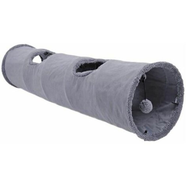 Hopfällbar Cat Tunnel Cat Toys Slitstark mocka Play Tunnel Hide Pet Fold Tunnel