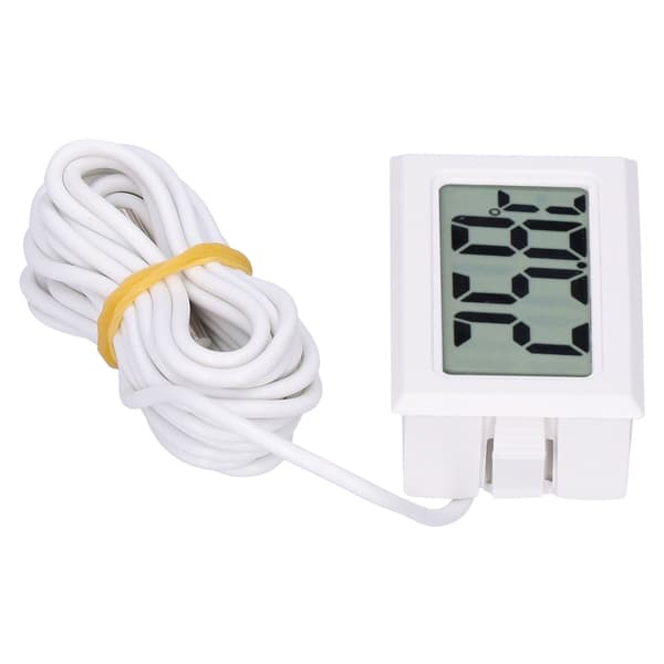 Digital Termometer Mini LCD Elektronisk Temperaturmätningsenhet FY13001 Vit