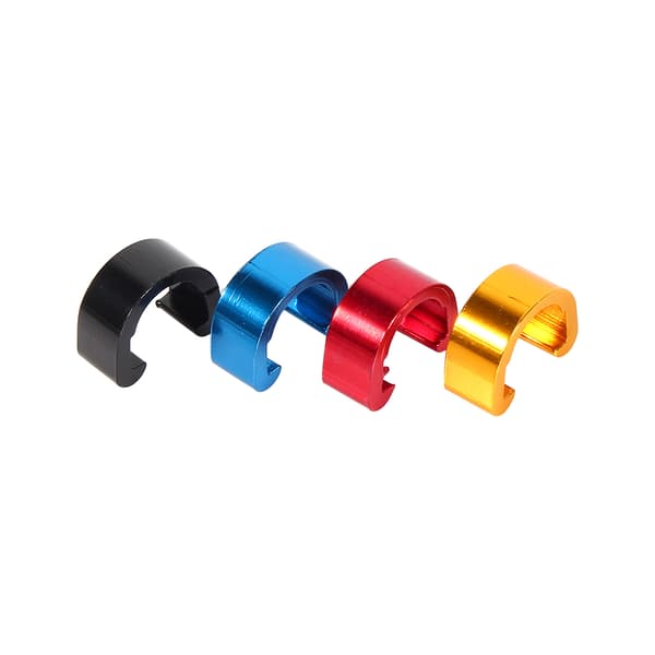 10 stk. messing C-clips kabelstyr til MTB racercykel