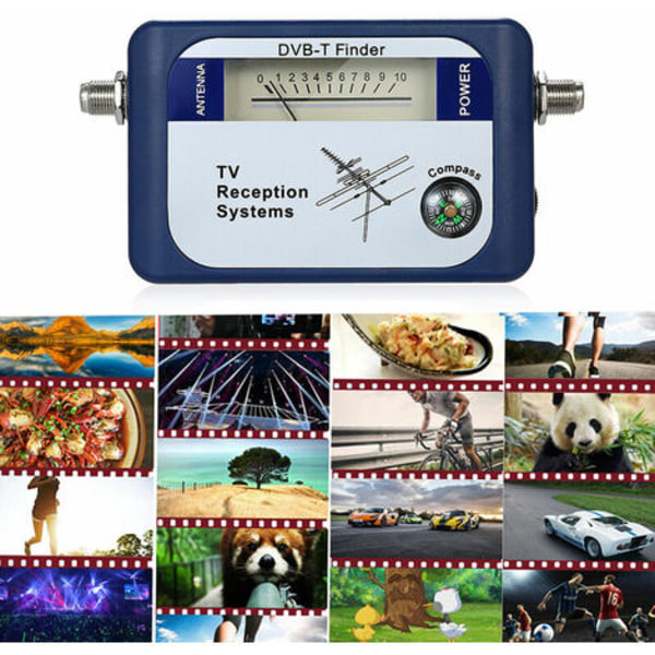 DVB-T antenne TV modtager med kompas 95DTL bog uden batteri