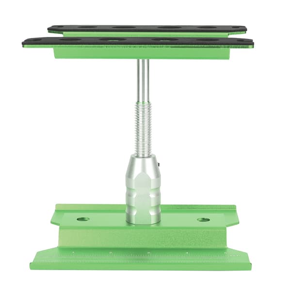 Rotation Reparationsstation Samlings Platform Arbejdsstativ til 1/8 1/10 RC Modelbil (Grøn)