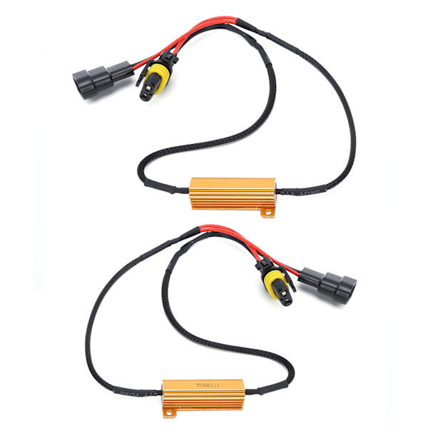 9005 LED Lastmotstand Dekoder 50W 6Ω for frontlykter tåkelys blinklys
