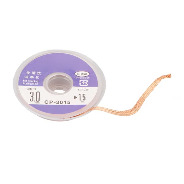 CP 3015 PCB 1,5 m Lödfläta med Låg Rest