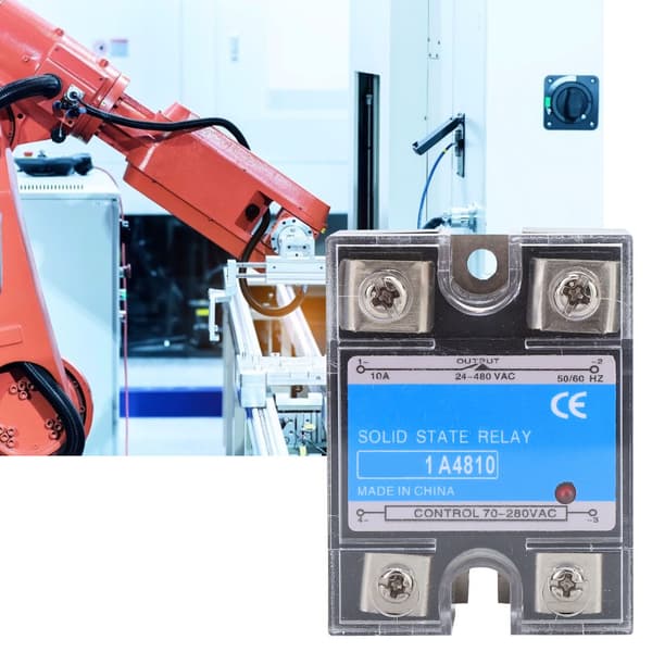 BERM 1 A4810 10A SSR Solid State Relä 70 280VAC Ingång 24 480VAC Last AC Elektrisk Utrustning för CNC-maskiner