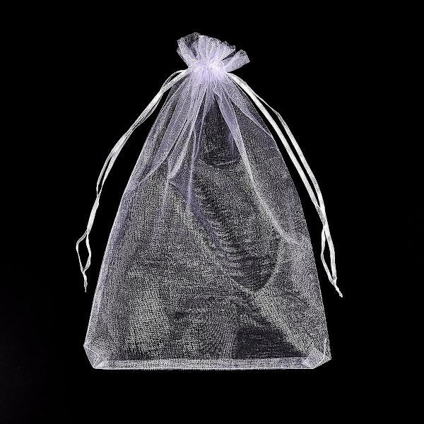 Transparent nettaske, 13*18cm, hvid, 50 stk