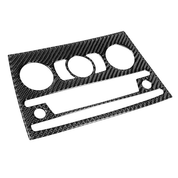 Bil AC CD-panel Trim Ram Carbonfiber Dekoration Passar för E84 X1 2011-2015