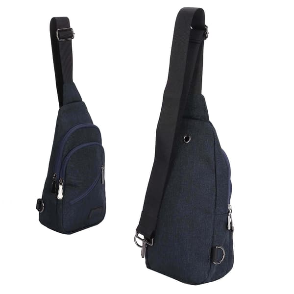 OX PLOUGH Männs Bröstväskor Vattentät Casual Bröst Sling Väska Polyester Axelväska Ljusgrå