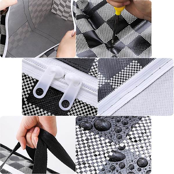 Quilt Opbevaringspose Stor Kapacitet Vandtæt Fugtsikker Moving Packing Bag L style1