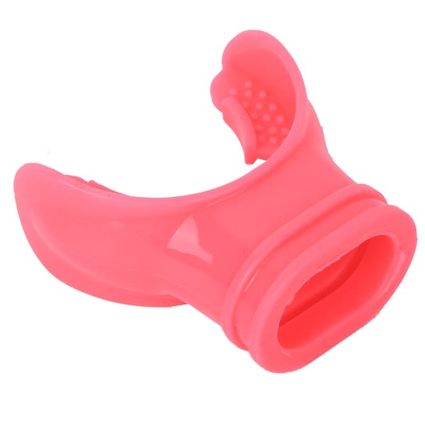 3 stk Engangs Snorkel Silikon Munnstykke Dykking Tilbehør Rosa