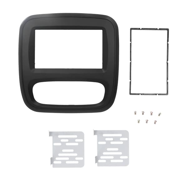 2Din DVD Facia Stereo Radio Navigation Panel Lydramme Passer til Trafic 2015