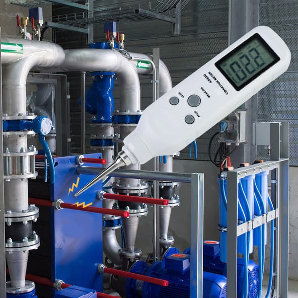 AS63D Præcisionsfølsomhed Accelerometer Vibrationstester Analysator Måler