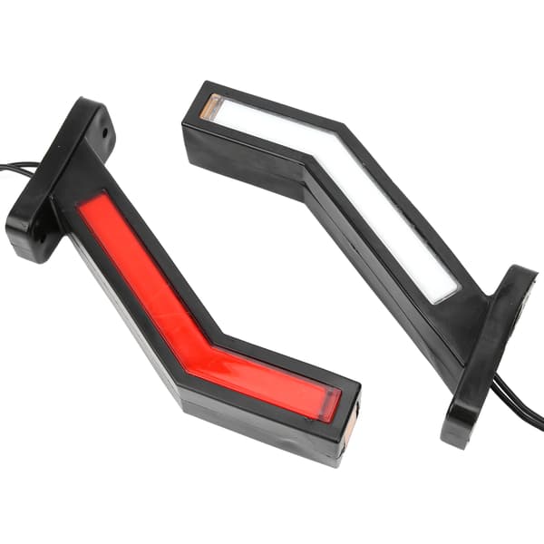 Universal LED sidemarkeringslys Konturfrigangslys 12/24V til SUV Bus Bådtrailer lastbil