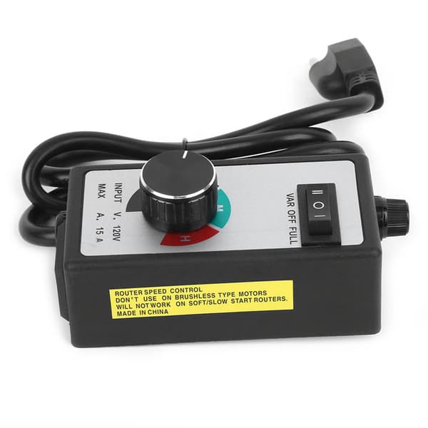 1800W variabel hastighedskontrol hydroponisk inline udsugningsventilator 110V US-stik 2m kabel