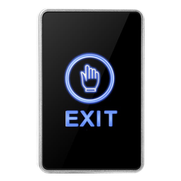 Touch Sensor Panel NO NC COM Exit LED Lys Adgangskontrol Switch Hjemmesikkerhed