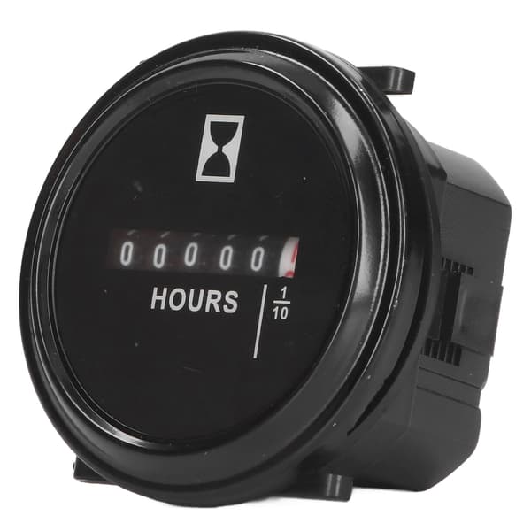 Timeteller 99999.9 Timer AC DC Universal Timer Fullstendig Forseglet Rund Kvarts Mekanisk Timer 6-80V