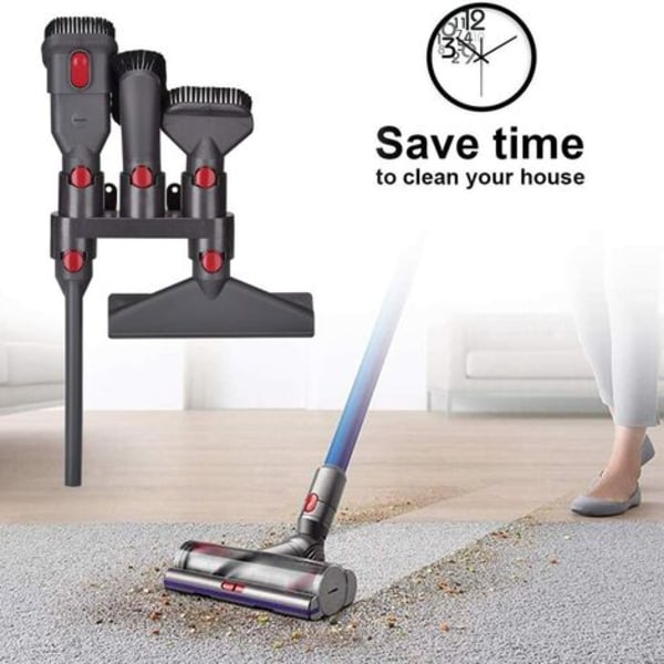 Stk tilbehørsholder Docks Station til Dyson V7 V8 V10 V11-serien, vægmontering, Dyson-udskiftningstilbehør til Dyson V