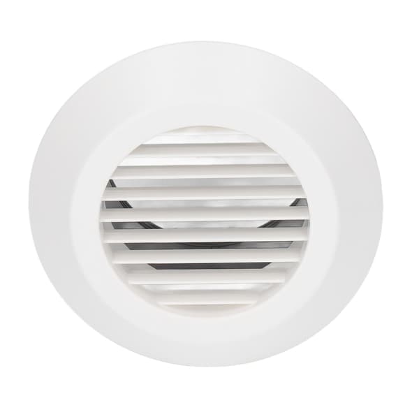 4 tommer ABS udhængsventilationsdæksel til badeværelse, køkken, kontor, luftventilation
