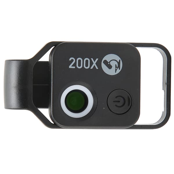 200X Universal Telefon Mikroskop Clip med CPL Linse til iPhone Android