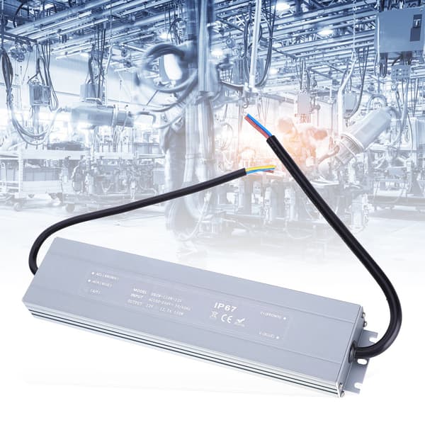 150W 12V LED Strømforsyning 100-264VAC IP67 Vanntett Transformator Driver