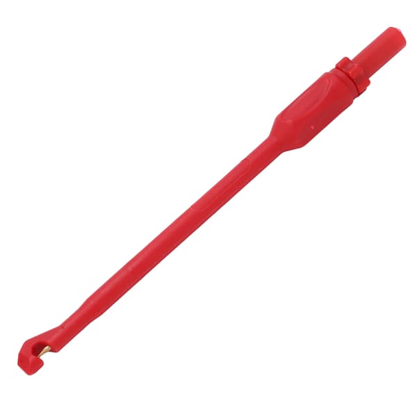 J30036 Multimeter Piercing Probe 4mm Plug Bilreparasjon Testhook Krets Testnål Rød