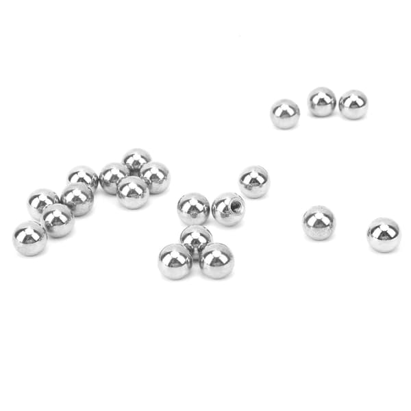 20 stk. M4 Gjenget Kule i Rustfritt Stål Magnetisk Levitasjonskule Borekant for 3D-skriver