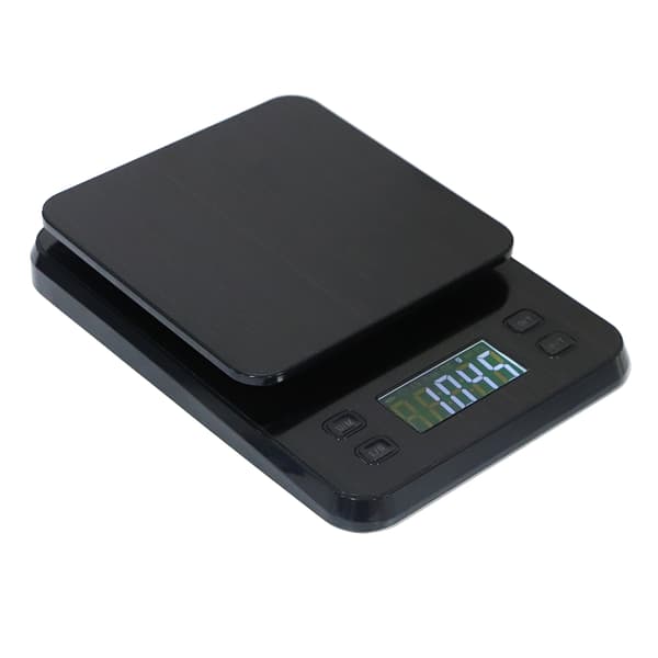 Mini digital kjøkkenvekt for kaffe med timer