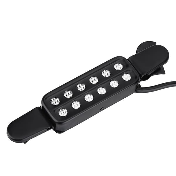 12 Lydhul Magnetisk Pickup Transducer til Akustisk Guitar Tilbehør