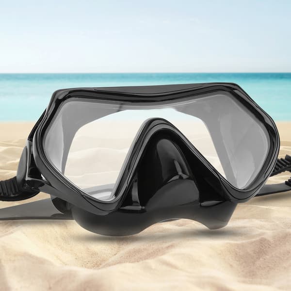 Dykmask för vuxna med bred vy för snorkling