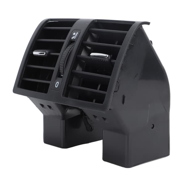 Bil bageste midterste klimaanlæg udluftningsventilator 1TD819203 sort bageste AC udluftningsventil til Caddy 2004 til 2015