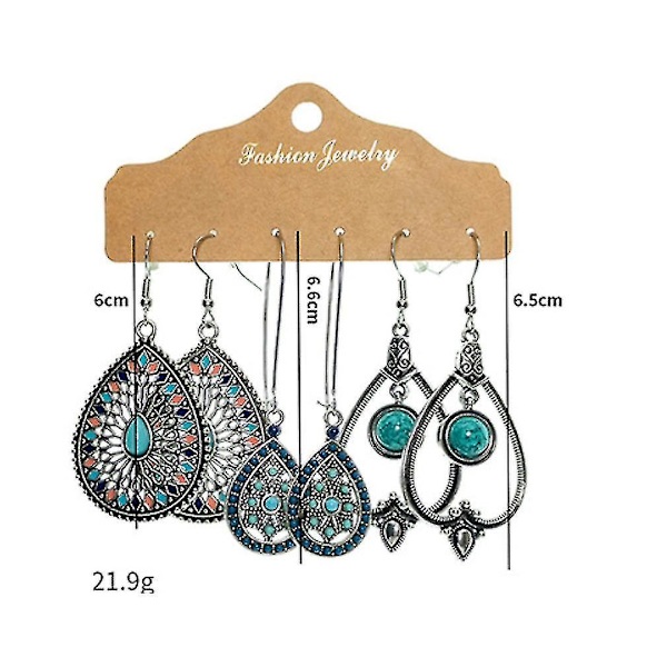 örhängen Set Tofs Water Drop Shell Örhängen Örhängen för bröllop