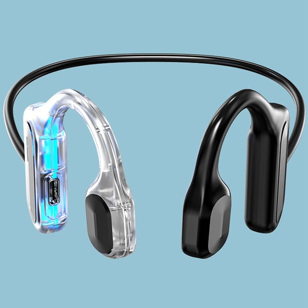 BL09 Bone Conduction Bluetooth 5.3 Trådløst Sportshodesett Hengende Øredesign