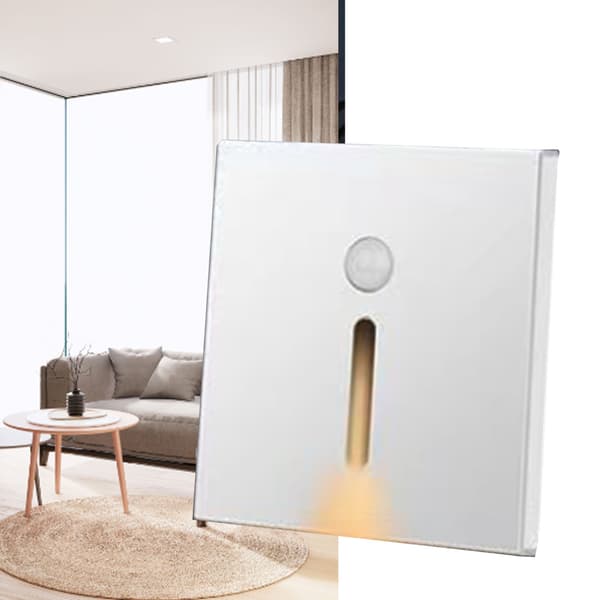 LED Bevegelsessensor Nattlys ABS Lite Soverom Gang Hvit