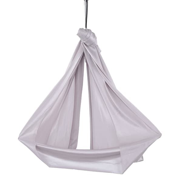 Aerial Yoga Hammock 1X2.8m Andningsbar Elastisk Säkerhet Barn Smärtlindring Grå