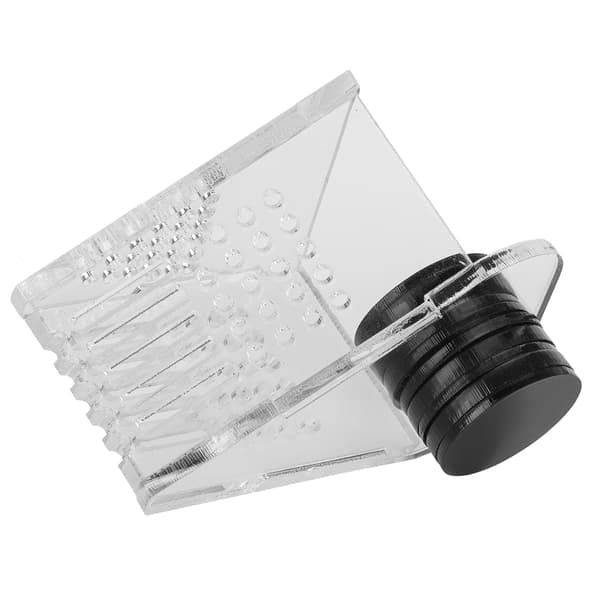 Transparent Akvariefisketank Keglefoder Magnetisk Sugekop