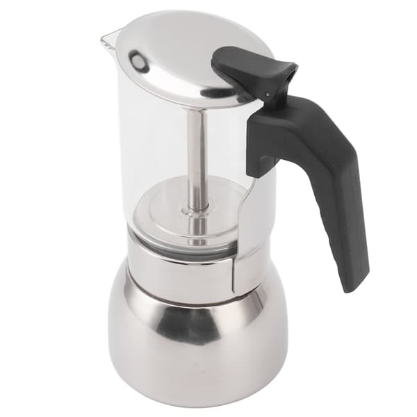 Rustfrit stål højtemperaturbestandig bærbar dobbeltventil kaffemaskine 200ML