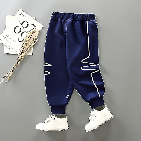 Bekväma sportbyxor med casual för barn Dark Blue 2-3Years
