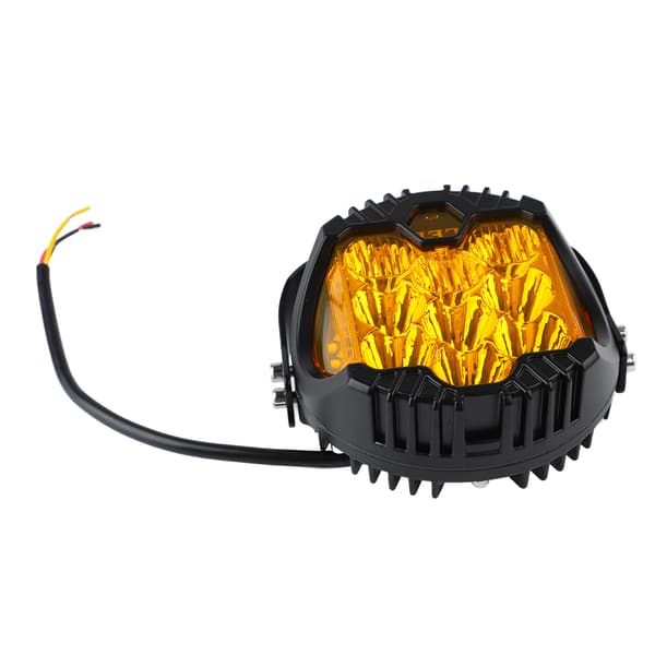 Jeep 50W Høyeffekt LED Arbeidslys Uniform Stråle IP67 Vanntett Gul