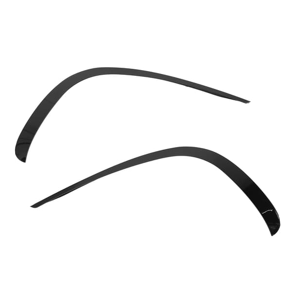 1 Par Forreste Kofanger Spoiler Trim Glans Sort Kofanger Splitter Diffuser Udskiftning til Benz CLS‑Klasse C257 AMG‑Line