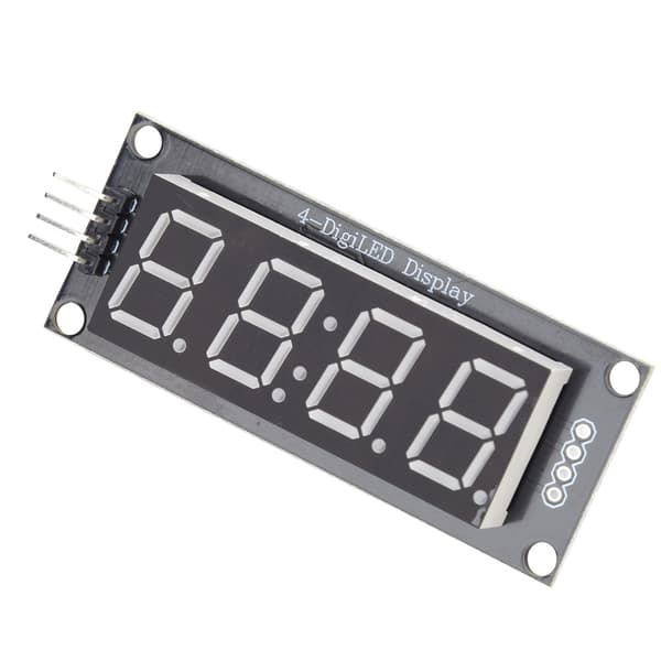 4-sifret 7-segment LED-displaymodul Gul TM1637 for Arduino