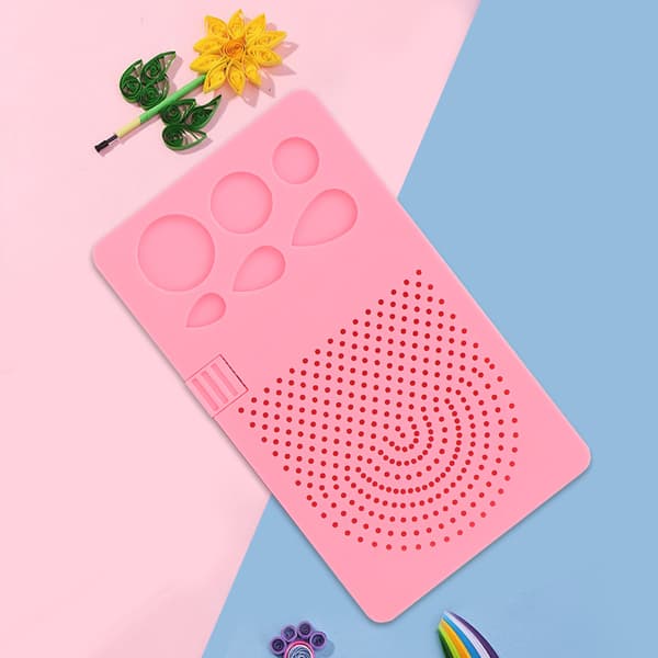 20-pak Pink DIY Gitter Nåleplade Papirviklingsark