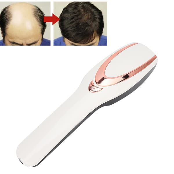 Elektrisk hårväxt massagekam Anti håravfall vibration hälsa massager