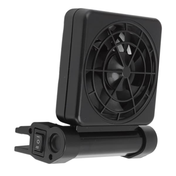Justerbar hastighed Mini akvariekøleventilator US-stik 100-240V enkelt ventilator