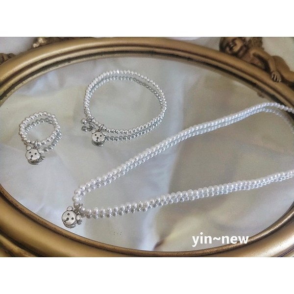 Halsbandspärlor S925 Silver Modesmycken Ac5418 Necklace
