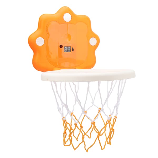 Sammenleggbar Stansfri Basketkurv for Småbarn med Lyssensor - Basketspillsett