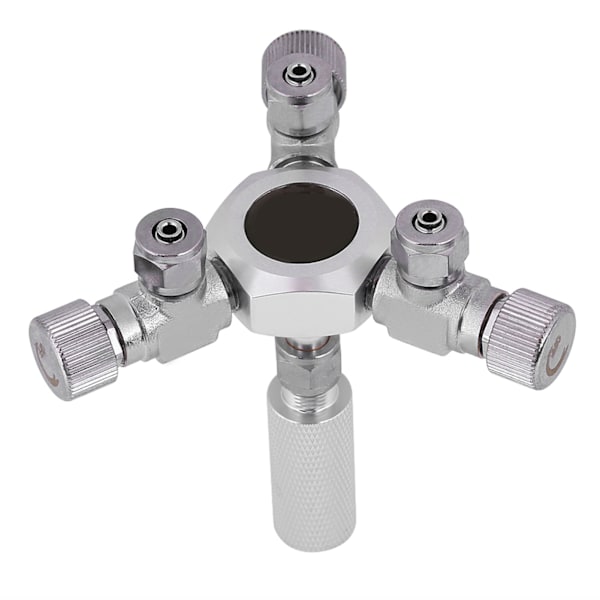 Akvarium CO2 Splitter Ventil Multi Way Akvarium Regulator 3-vägs