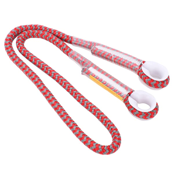 Profesjonell Klatring Redningssele Beskyttende Øye-til-Øye Sling Loop Rappelling Tau (Rød 80 cm)