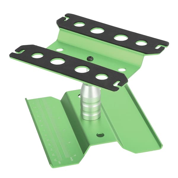 Rotation Reparationsstation Samlings Platform Arbejdsstativ til 1/8 1/10 RC Modelbil (Grøn)