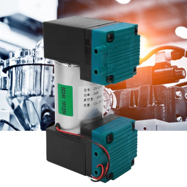 Högflödes Lågbrus Mini Vakuumpump 24W DC12V DC24V AC220V